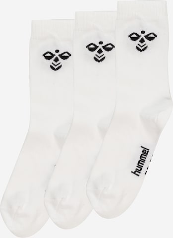 Chaussettes de sport 'SUTTON' Hummel en blanc : devant