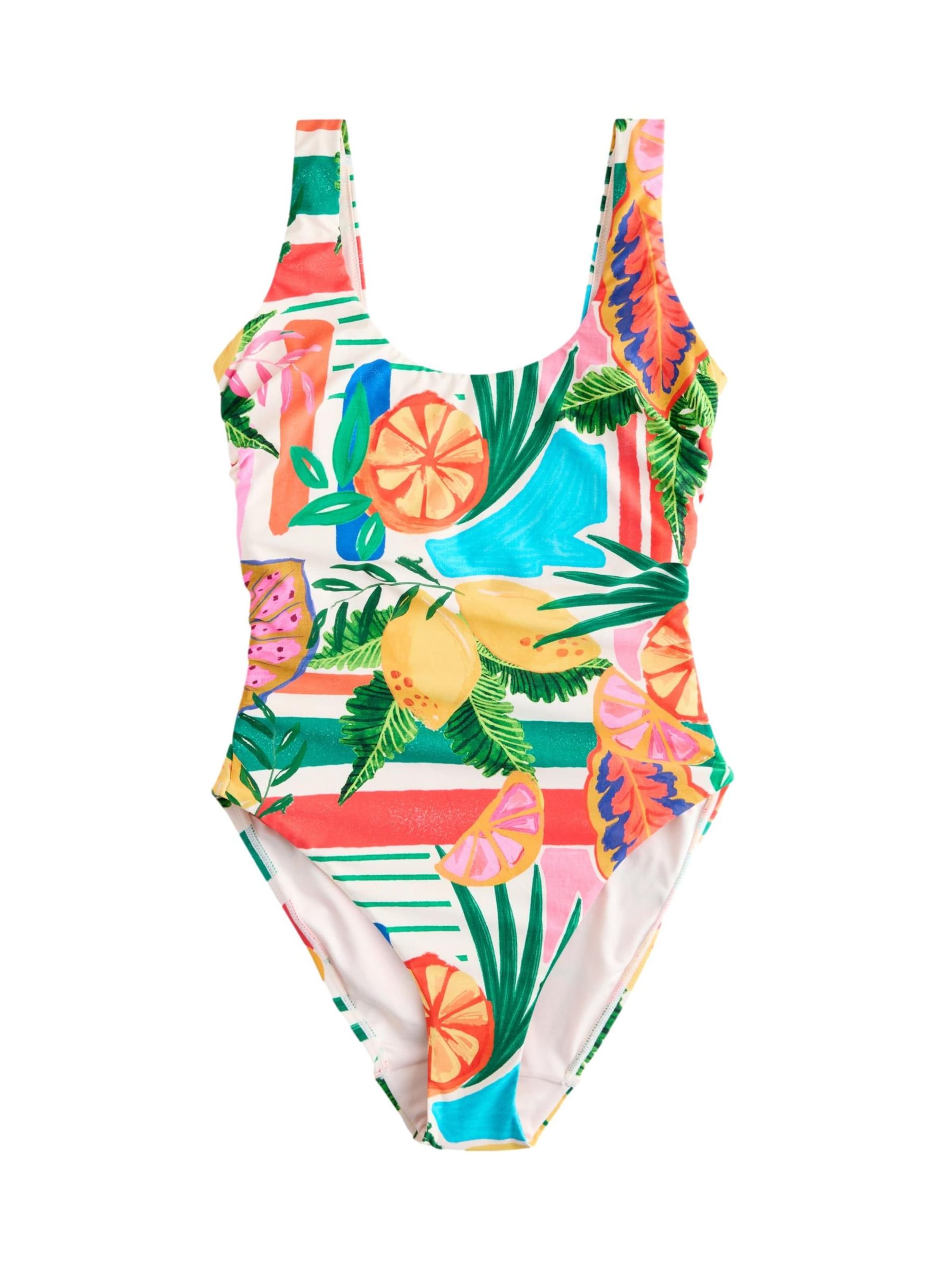 Next Badeanzug in dunkelgrün / mischfarben, Produktansicht