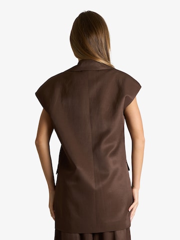 Gilet di Jijil in marrone