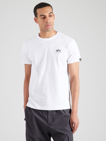 ALPHA INDUSTRIES Koszulka w kolorze biały: przód