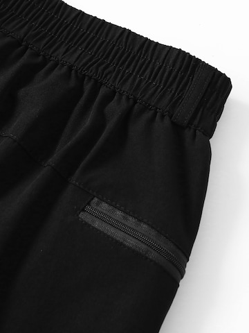 ALLTHEMEN Regular Traditional Pants 'Luftzug' in Black