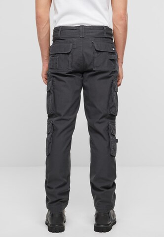 Brandit Slim fit Cargo trousers in Grey