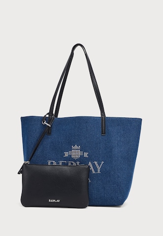 Shopper di REPLAY in blu: frontale