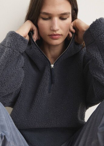 MANGO Sweater in Blue
