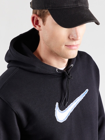 Bluză de molton 'CLUB' de la Nike Sportswear pe negru