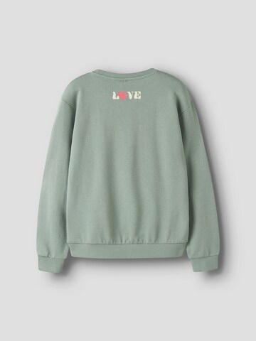 NAME IT Sweatshirt 'NKFVASACHA' in Grün