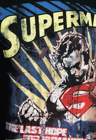 LOGOSHIRT T-Shirt 'Superman – The Last Hope' in Schwarz