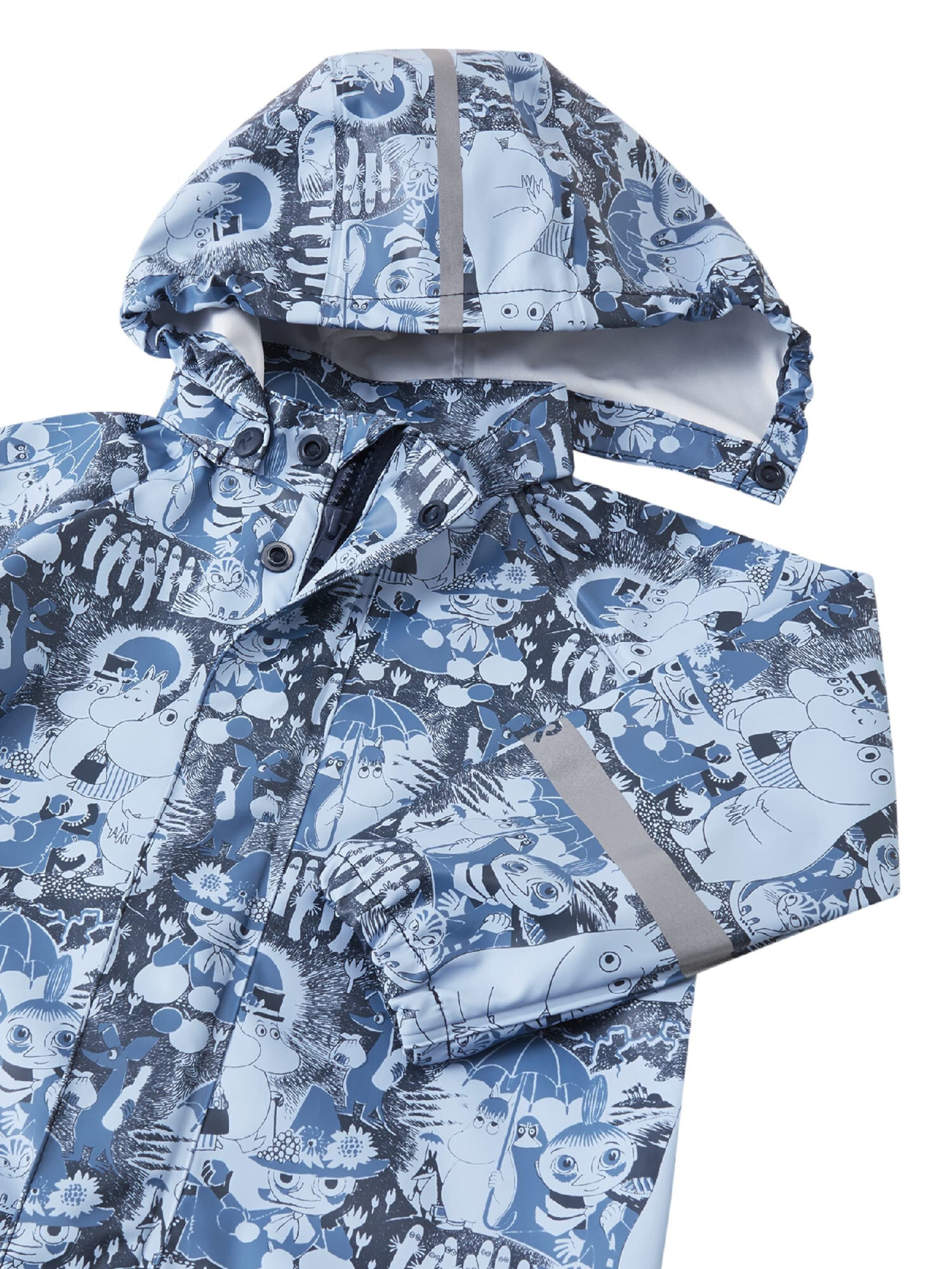 Reima Outdoorjas ' Moomin Vesi ' in Blauw