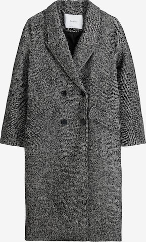 Bershka Between-Seasons Coat in Grey: front