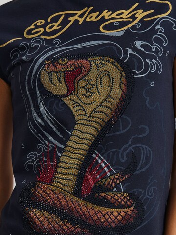 Ed Hardy Тениска в черно