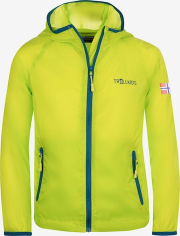 TROLLKIDS Outdoor jacket in Green: front