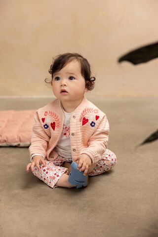 Noppies Regular Broek ' Madras ' in Roze