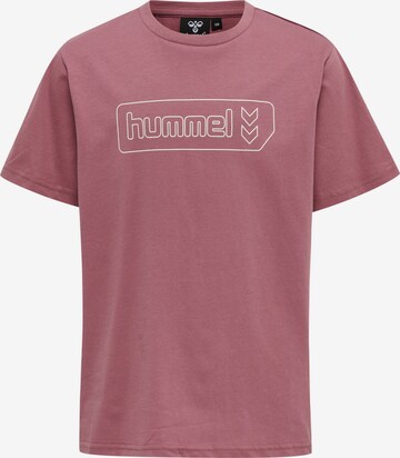 Hummel Shirt 'TOMB' in Rood: voorkant