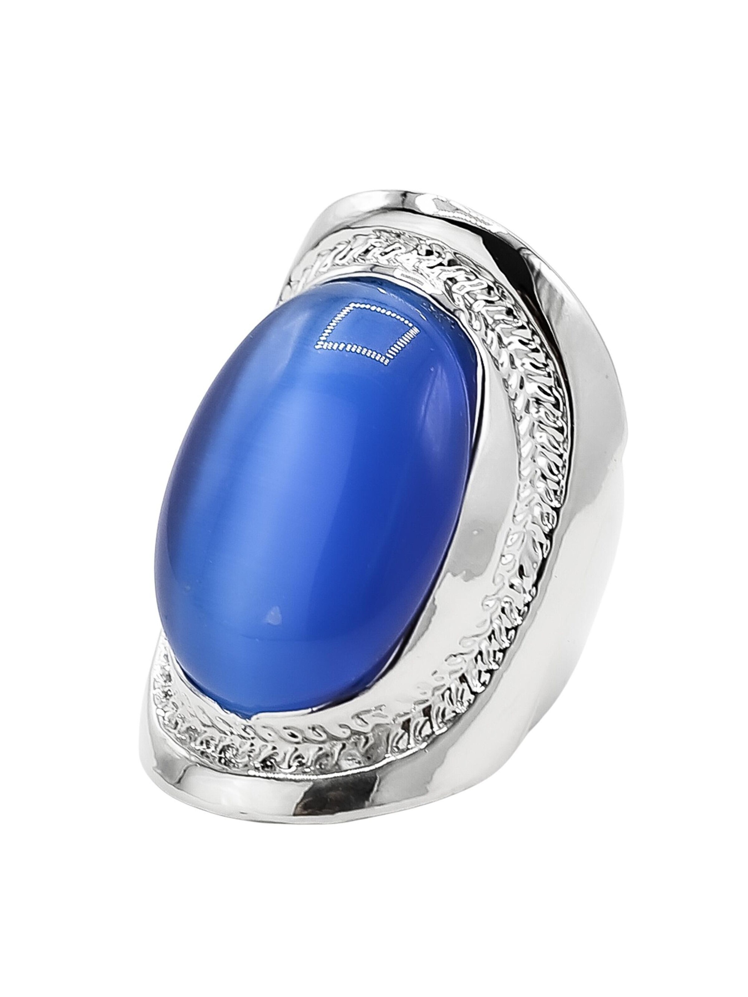 COLLEZIONE ALESSANDRO Ring 'BlueOcean' in Blue: front