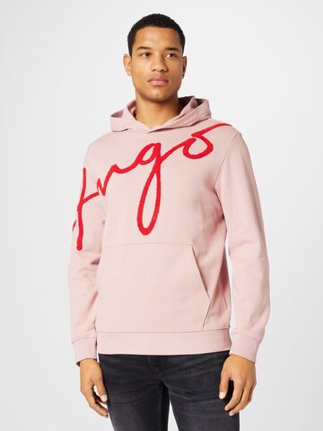 HUGO Red Sweatshirt 'Dokapi' in Pink: front