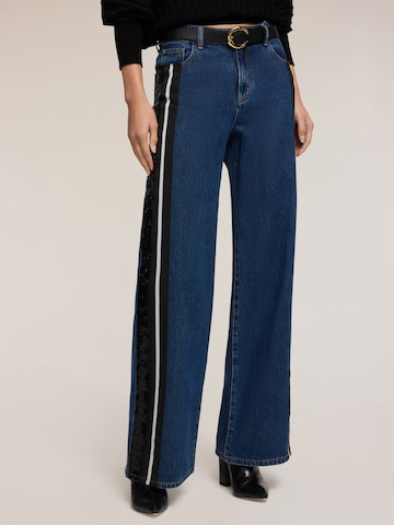 Wide leg Jeans di MOTIVI in blu: frontale