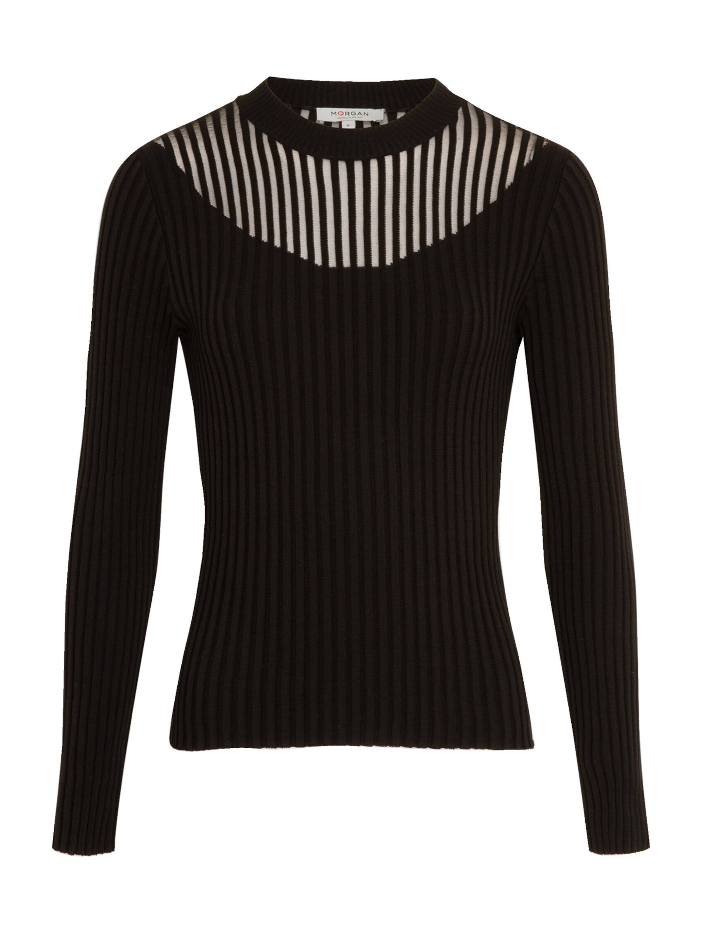 Morgan Sweater 'MANDRIN' in Black: front