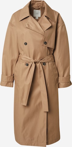 Calvin Klein Välikausitakki 'CLASSIC' värissä ruskea: etupuoli