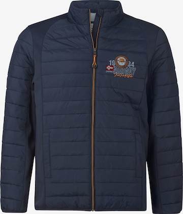 Jan Vanderstorm Between-Season Jacket ' Mandius ' in Blue: front