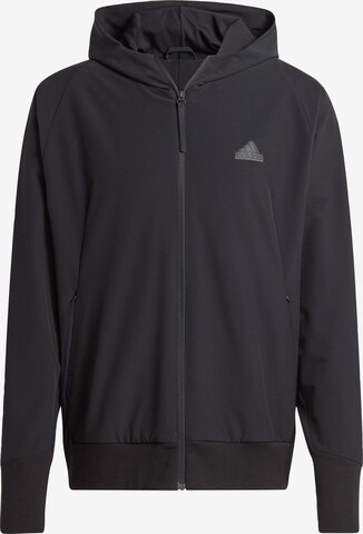 ADIDAS SPORTSWEAR Sweatjacke in Schwarz: predná strana