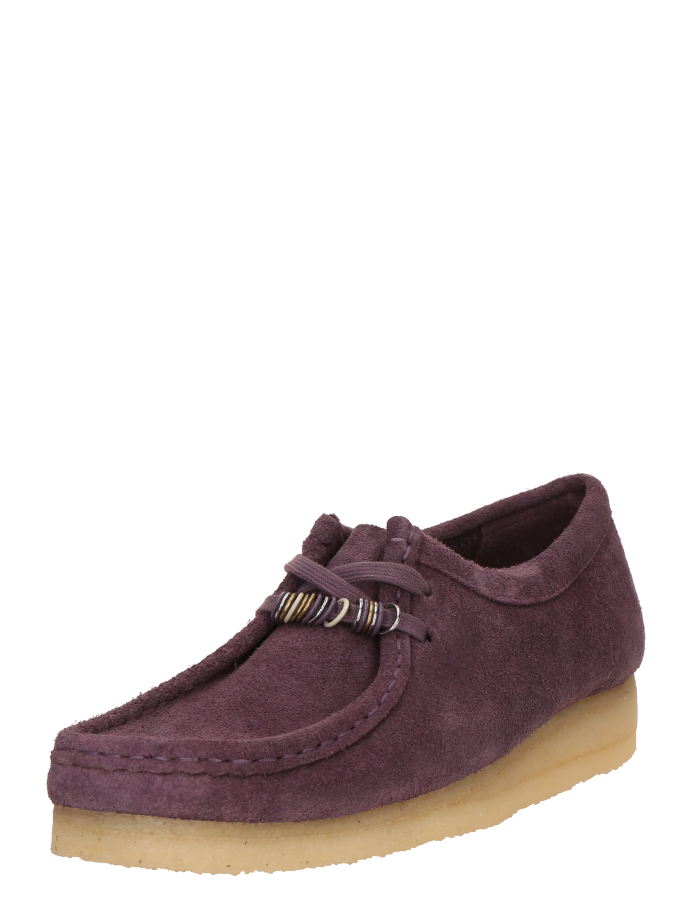 Clarks Originals Δετό παπούτσι 'Wallabee' σε λιλά: μπροστά