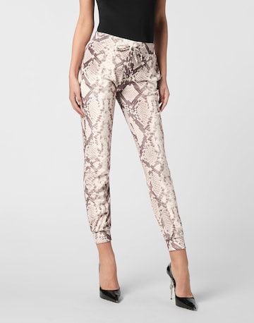Philipp Plein - Tapered Pantalón en beige: frente