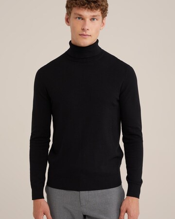 WE Fashion Trui in Zwart: voorkant