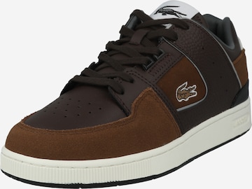 LACOSTE - Zapatillas deportivas bajas 'COURT CAGE' en marrón: frente