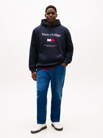 Felpa di Tommy Hilfiger Big & Tall in blu
