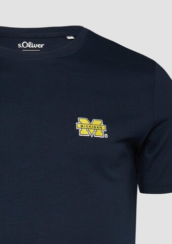 T-Shirt s.Oliver en bleu
