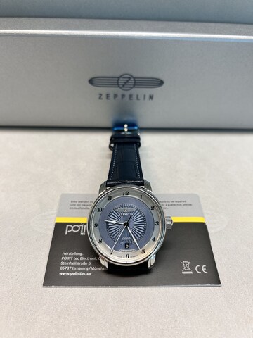 Zeppelin Analoog horloge 'Serie Friedrichshaf. "Clus de Paris" 8556-3' in Blauw