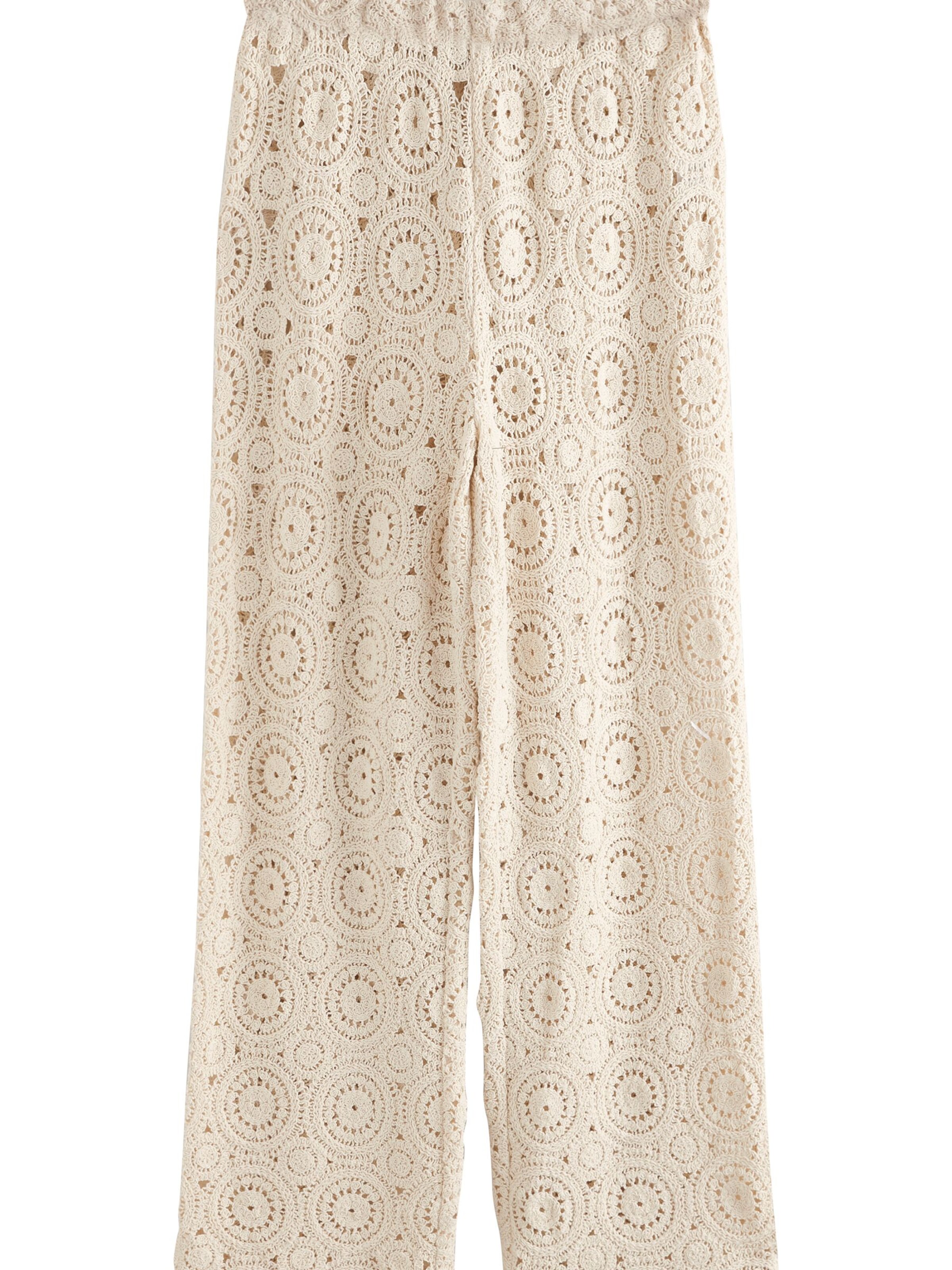 Next Wide leg Παντελόνι σε μπεζ: μπροστά