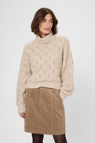 CULTURE Pullover in Beige: Vorderseite