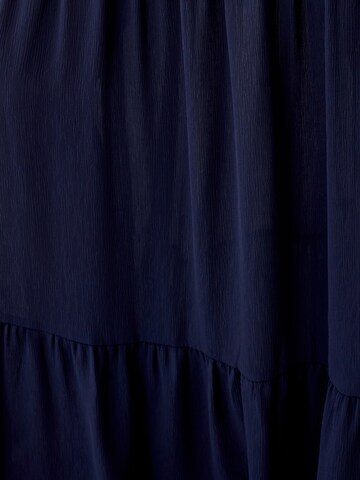 Tussah Evening dress 'CHLOE' in Blue