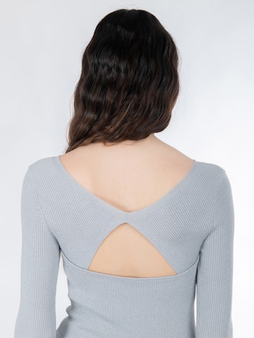 pilka Influencer Megztinis