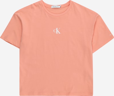 Calvin Klein Jeans Футболка в Нежно-розовый / Белый, Обзор товара