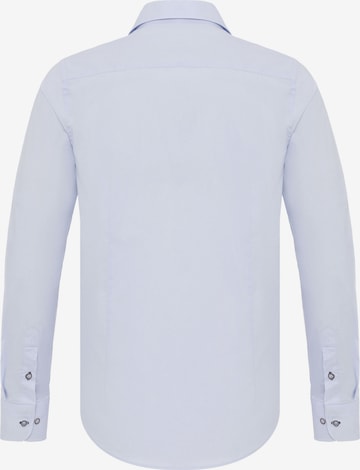 DENIM CULTURE Regular fit Overhemd 'AURIENNE' in Blauw
