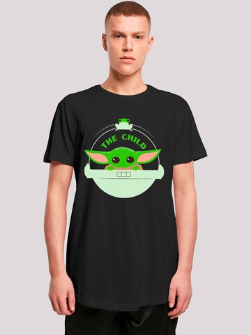 T-Shirt 'Star Wars The Mandalorian The Child Baby Yoda' F4NT4STIC en noir : devant
