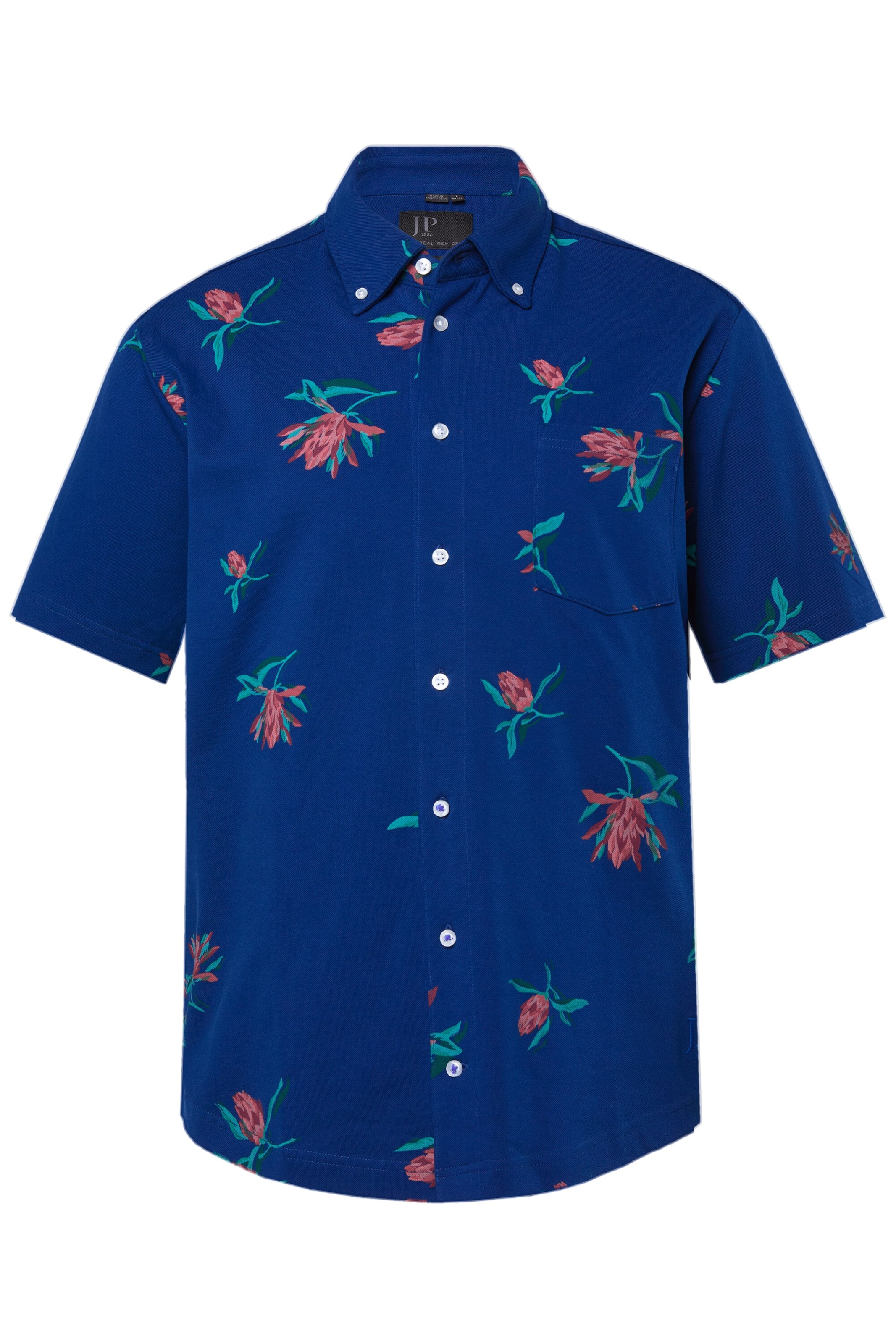 JP1880 Regular Fit Hemd in Blau: Vorderseite