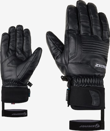 ZIENER Athletic Gloves 'Gulmen' in Black: front