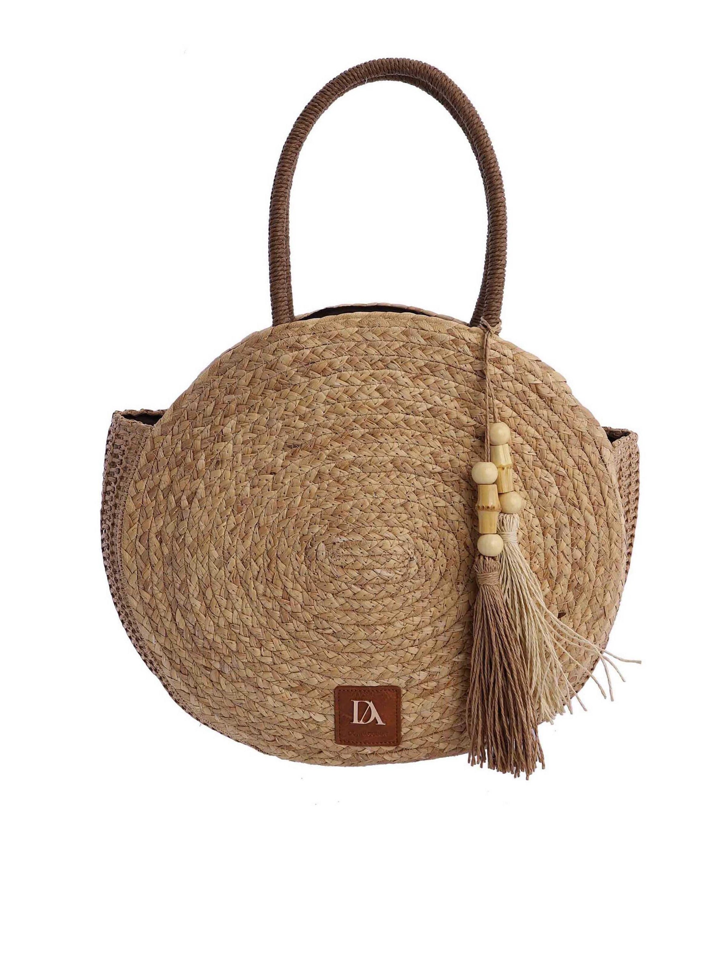 Don Algodon - Bolso de hombro 'Doremi' en blanco: frente