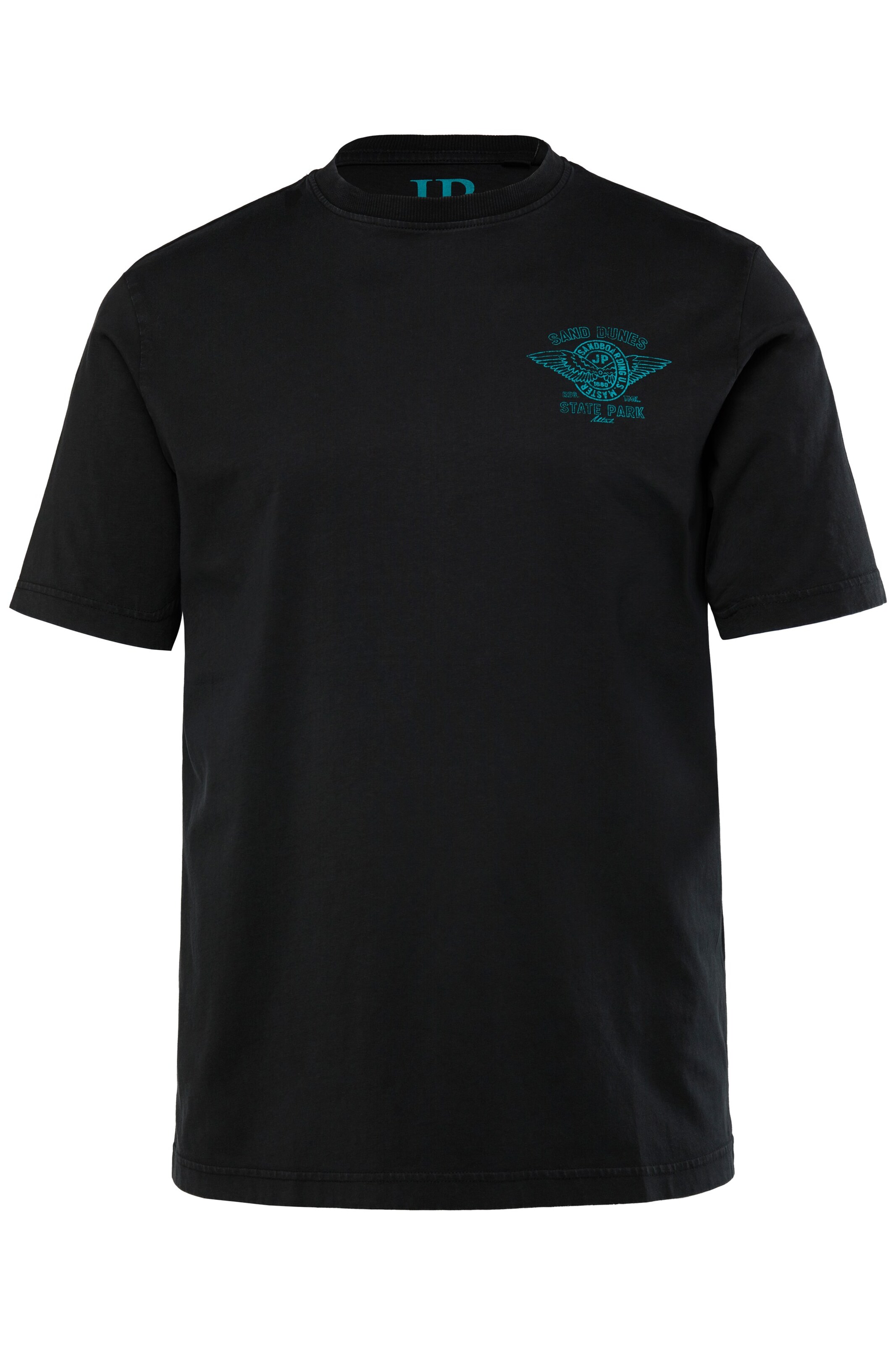 T-Shirt JP1880 en noir : devant