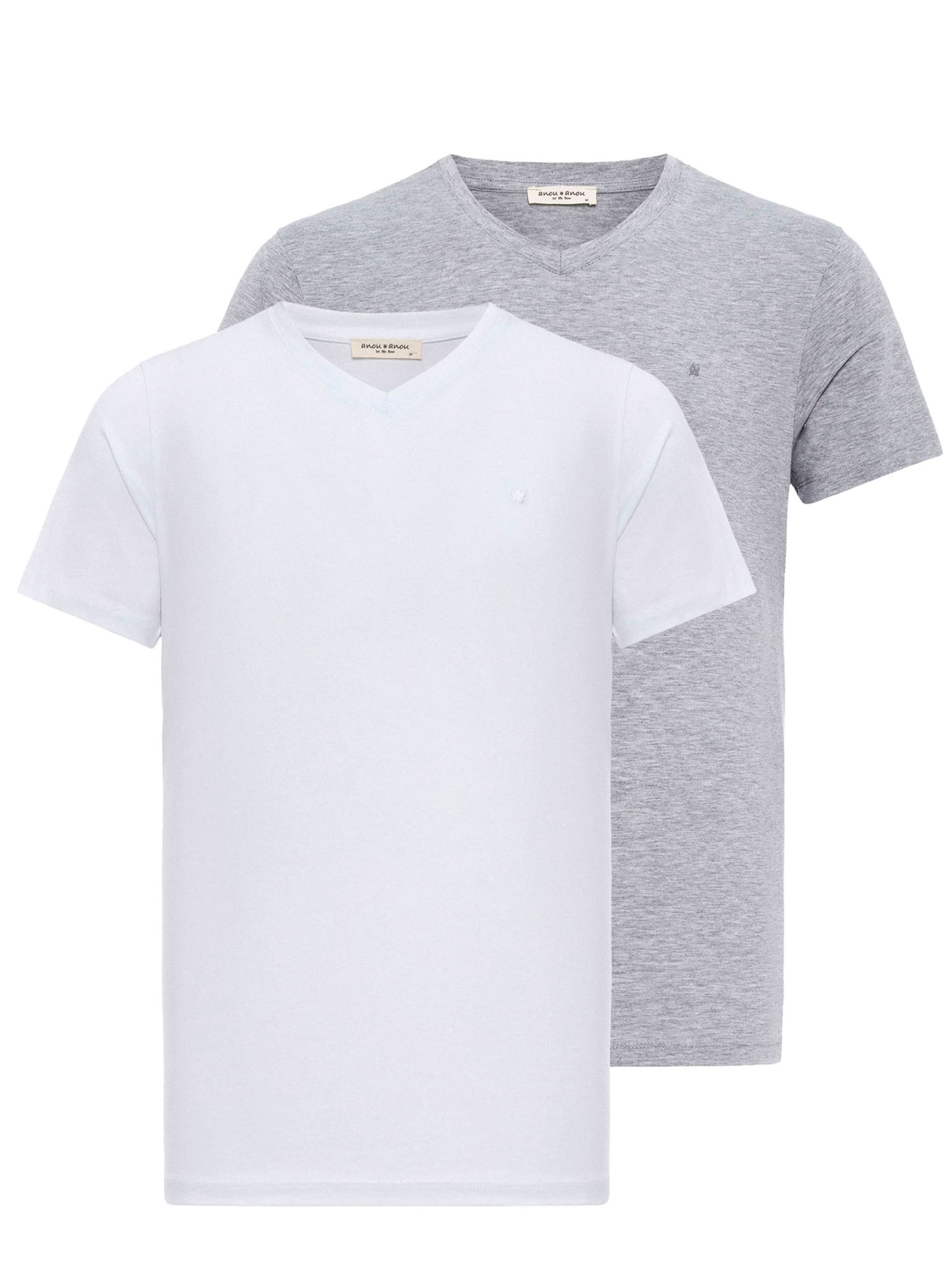 Anou Anou Μπλουζάκι σε γκρι: μπροστά