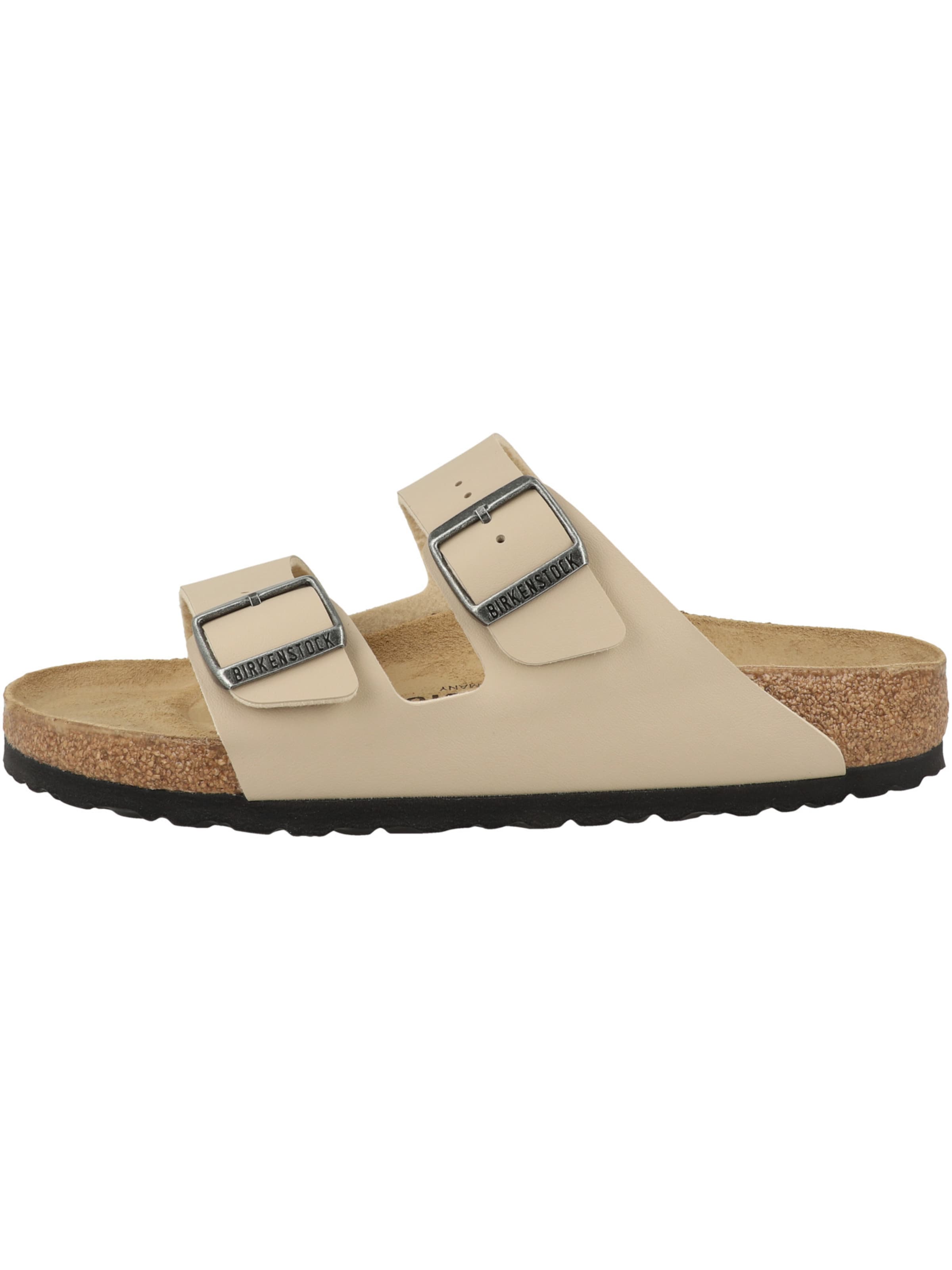 Mule ' Arizona' BIRKENSTOCK en beige : sur le côté