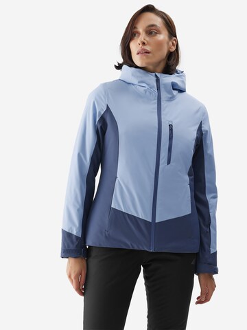 4F Outdoorjas in Blauw: voorkant