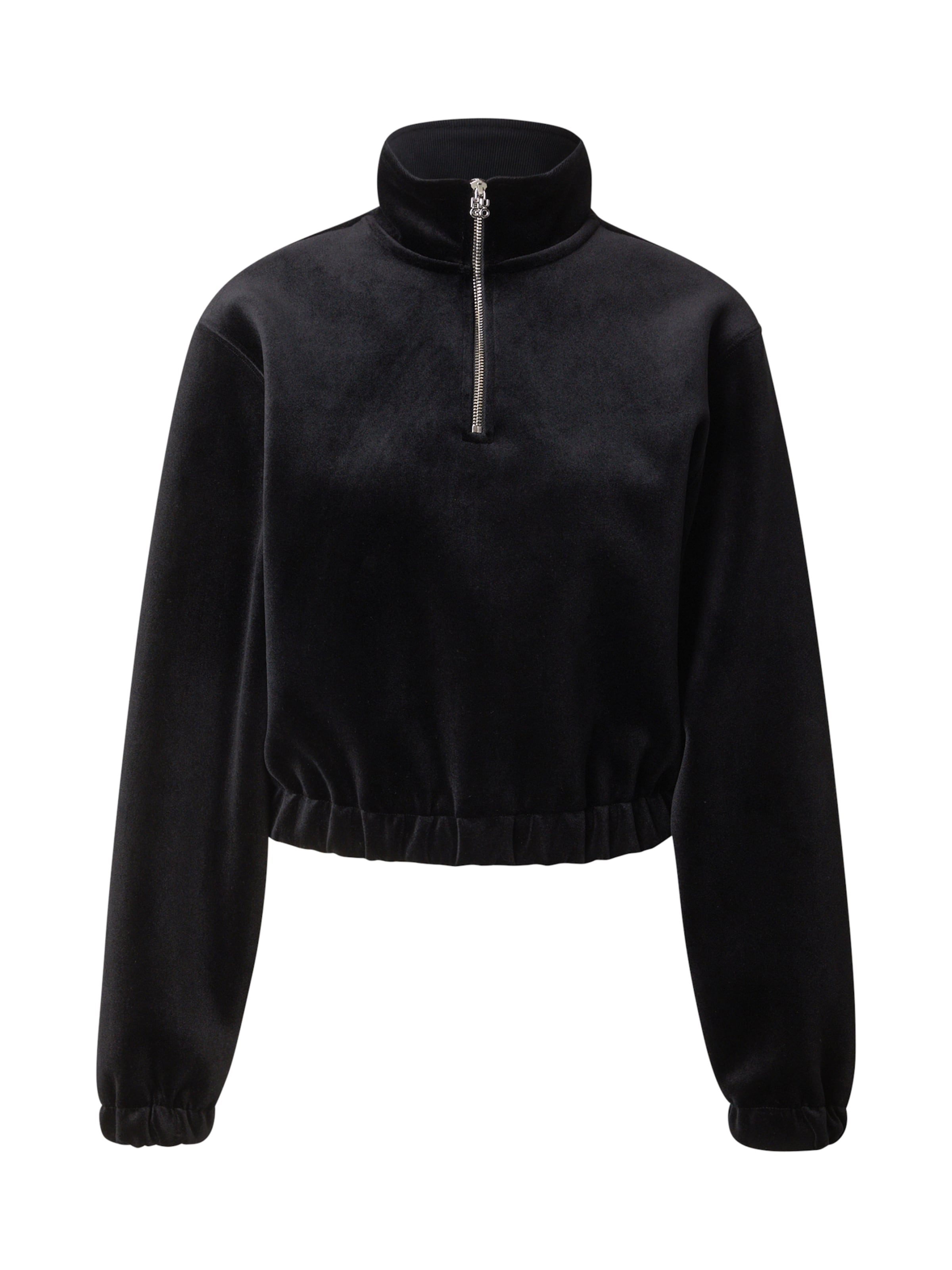 HUGO Majica 'Darialina' | črna barva: sprednja stran