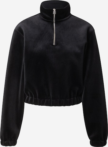 HUGOSweater majica 'Darialina' - crna boja: prednji dio