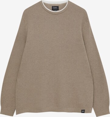 Pull-over Pull&Bear en marron : devant