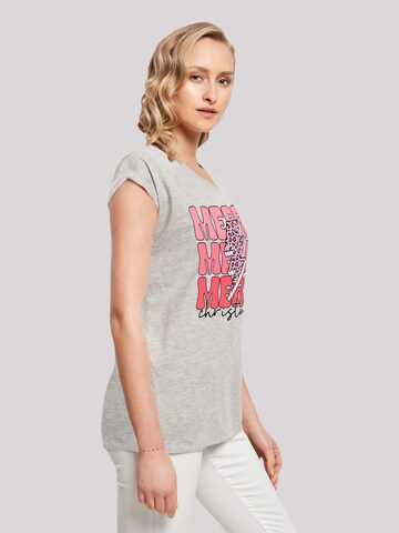 T-shirt 'Merry Christmas' F4NT4STIC en gris