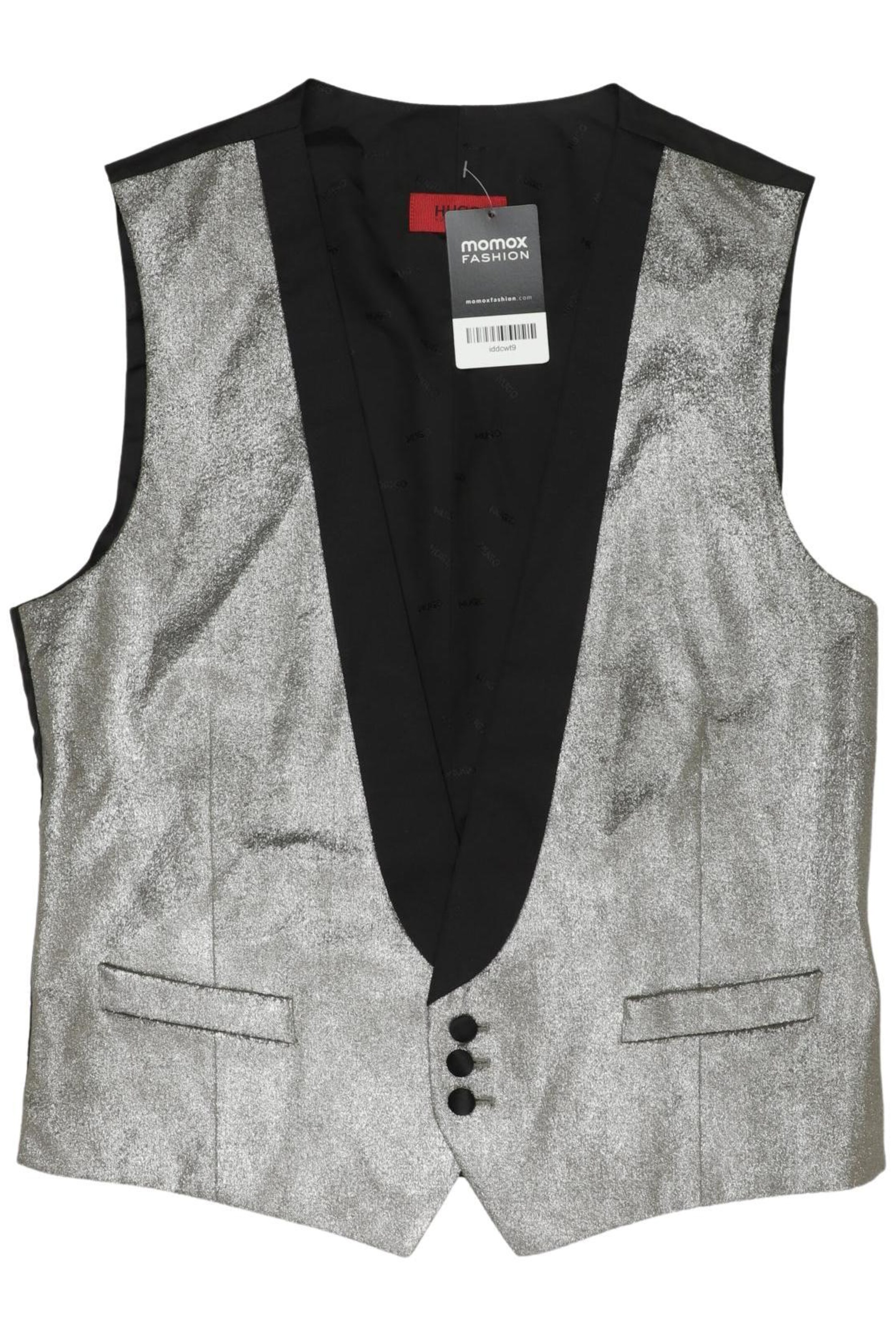 HUGO Vest in M in Silver: front